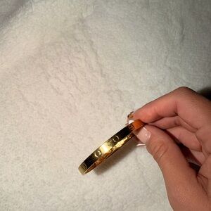 Gold Tone Love Bracelet